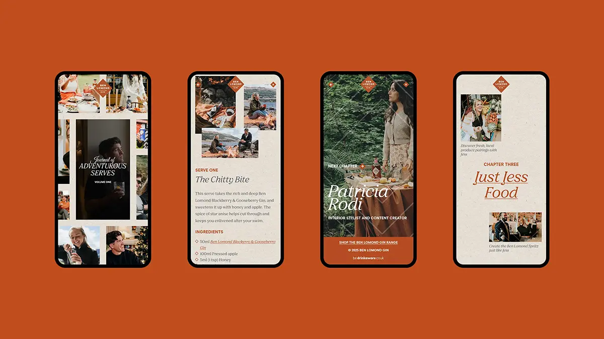The Journal of Adventurous Serves 4up Mobile - Ben Lomond Scottish Gin