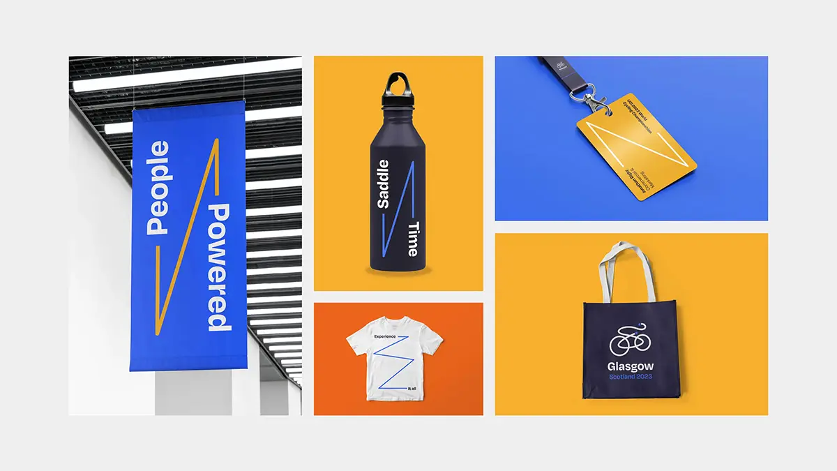 2023 UCI Cycling World Championships Branding Concept Exploration