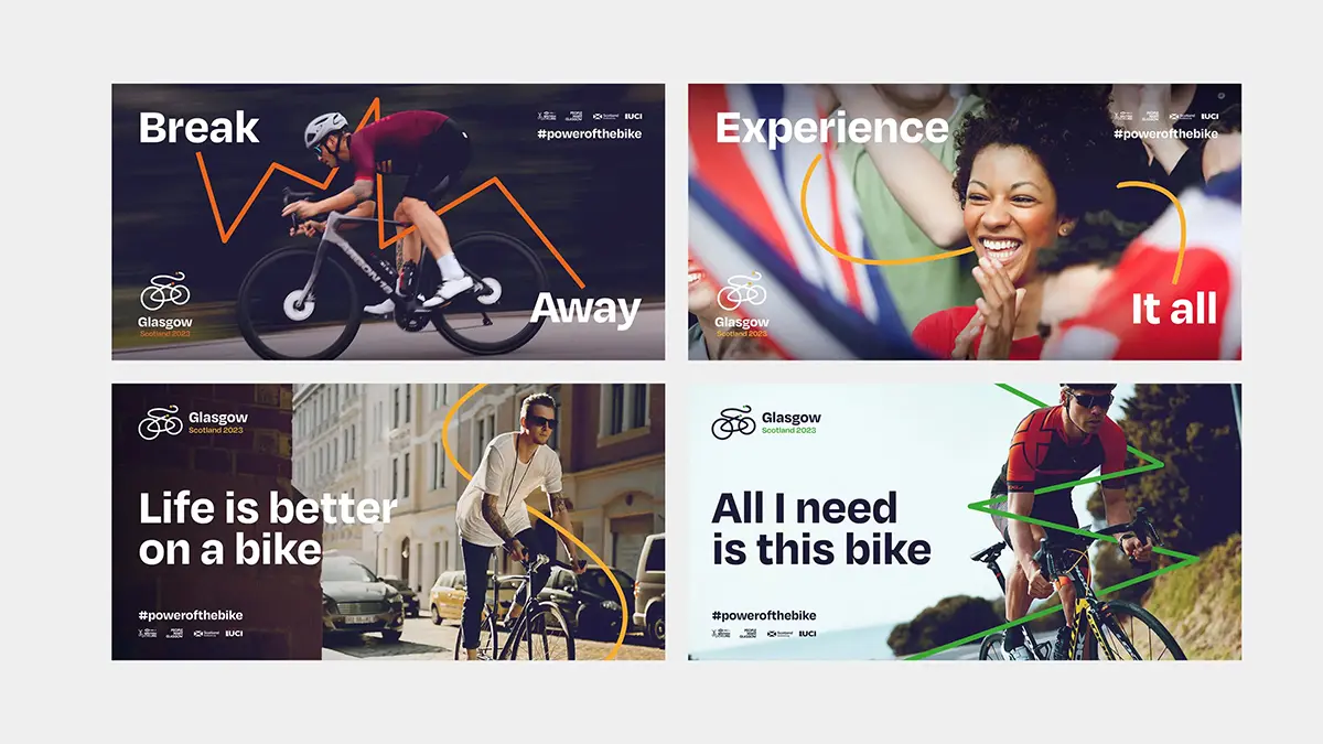 2023 UCI Cycling World Championships Branding Concept Exploration
