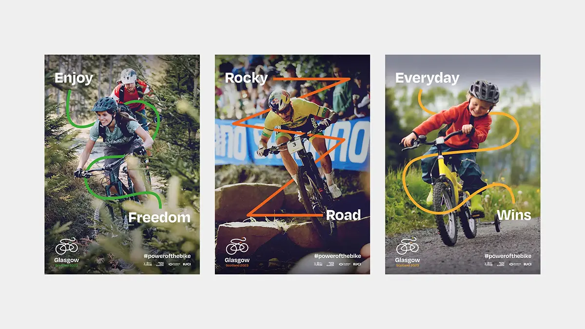 2023 UCI Cycling World Championships Branding Concept Exploration