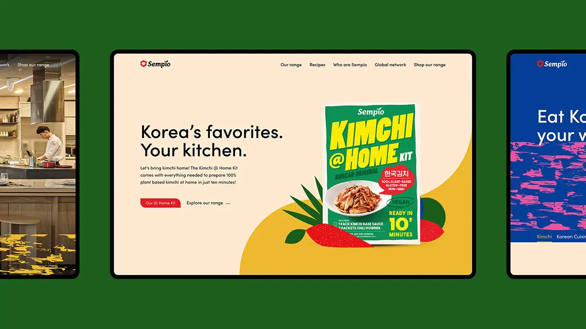 Sempio Global Website - Desktop Visuals