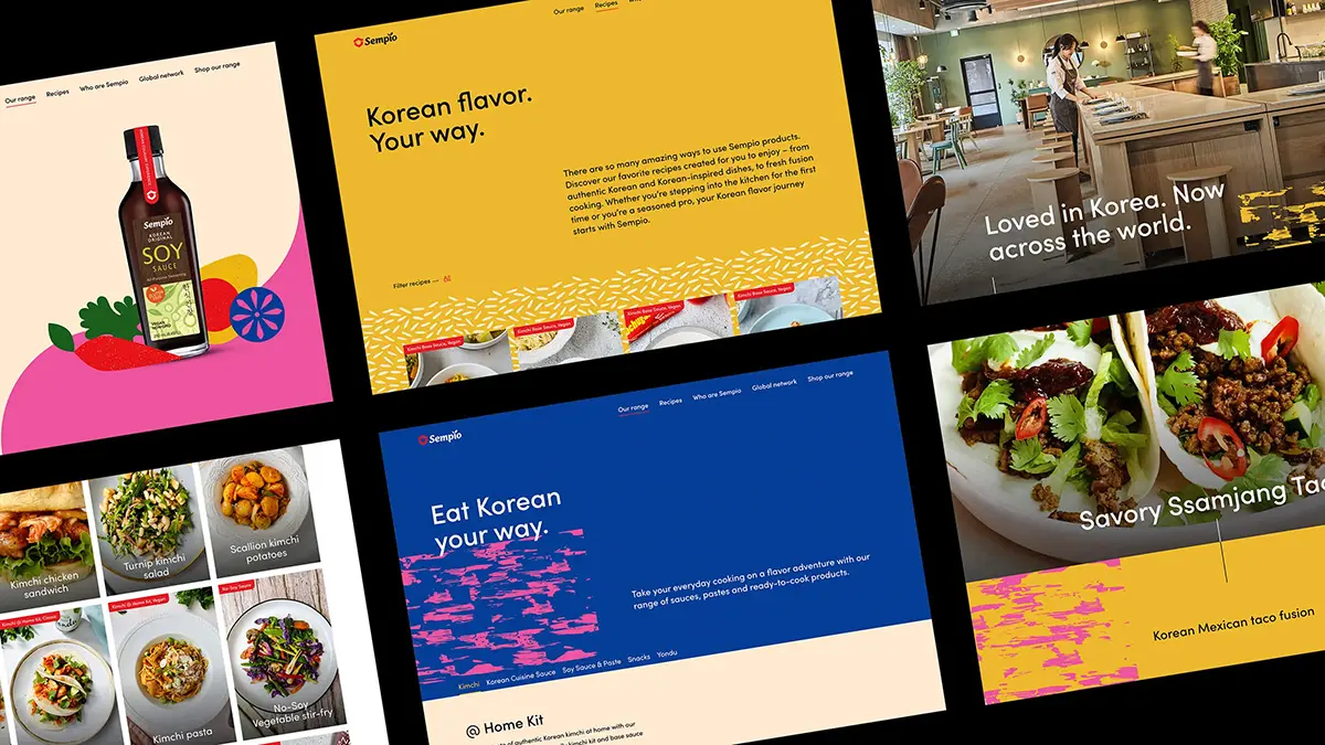 Sempio Global Website - Desktop Visuals
