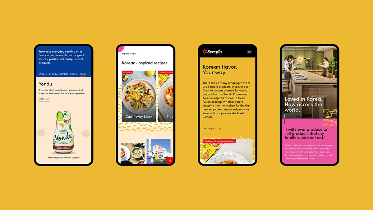 Sempio Global Website - Mobile Visuals